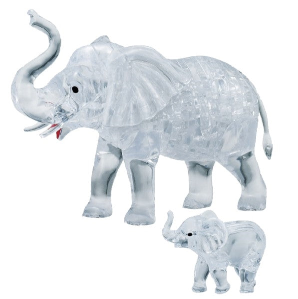 3D Elephants - Crystal Puzzles