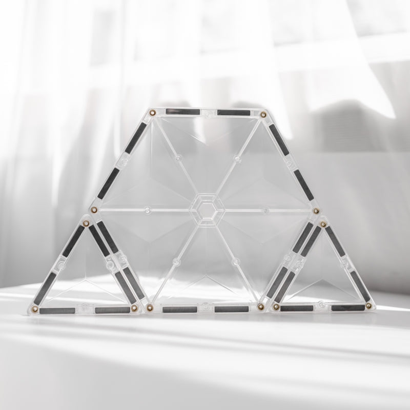 Clear Starter Pack 34pc Magnetic Tiles- Connetix