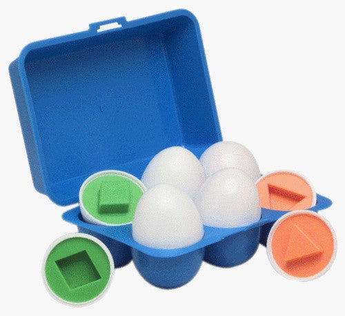 Egg Shape Sorter in Case 6 eggs