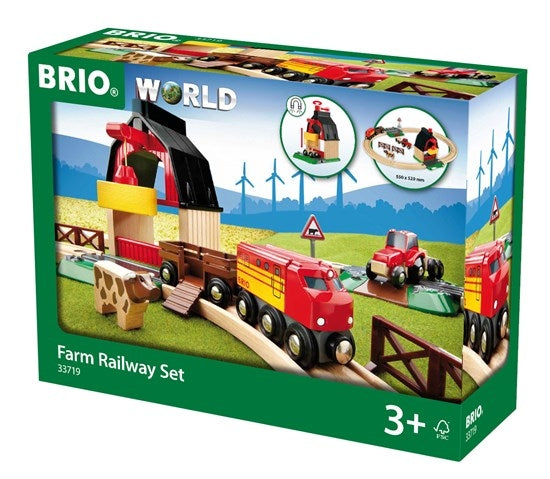 Farm Railway Set - Brio - box