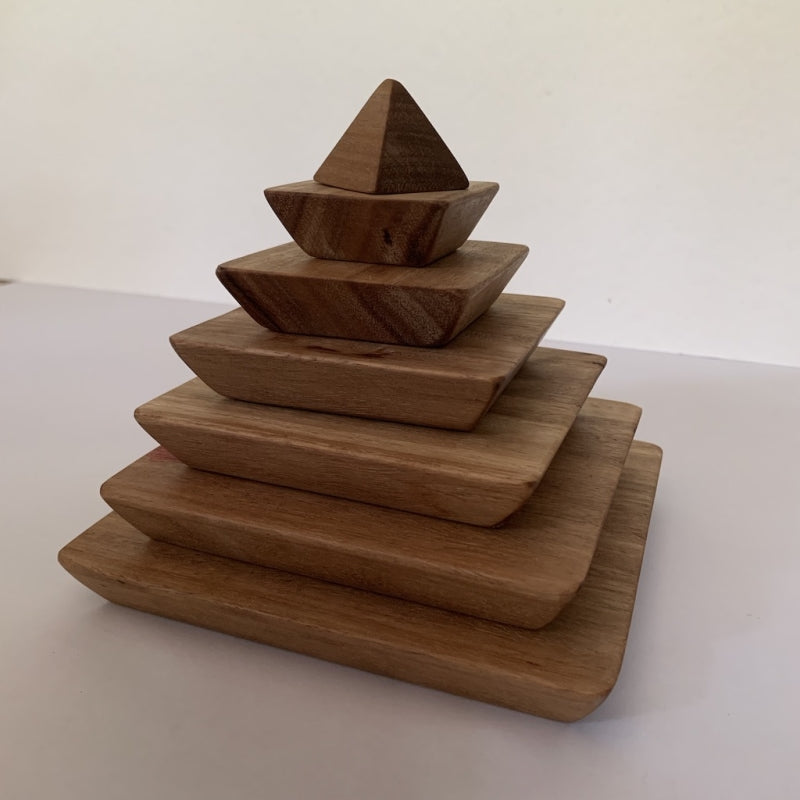 Chakra Pyramid Natural - In-Wood