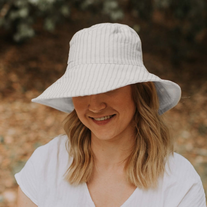 Finley Blanc Reversible Ladies Sun Hat - Bedhead Hats
