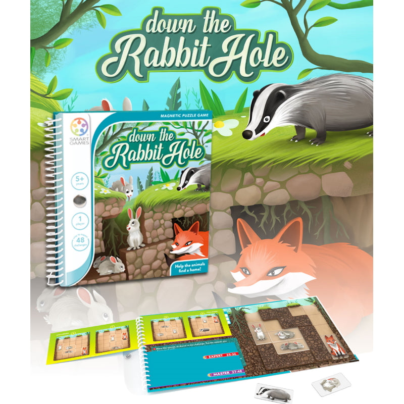 Down the Rabbit Hole Magnetic Travel - Smart Games