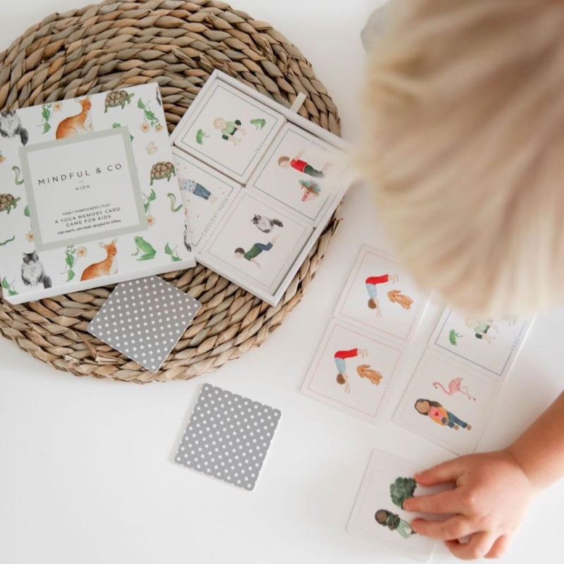 Yoga Memory Card Game for Kids - Mindful and Co
