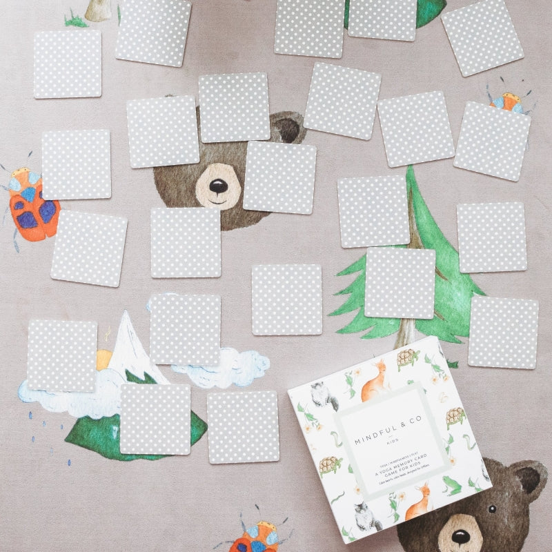 Yoga Memory Card Game for Kids - Mindful and Co