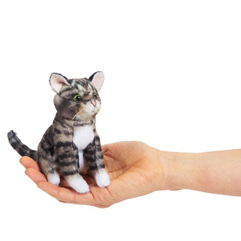 Mini Tabby Cat Finger Puppet - Folkmanis