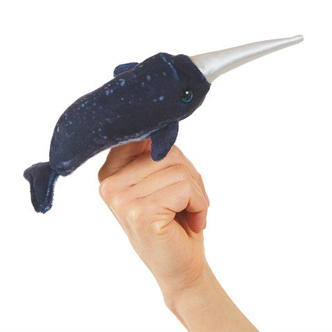 Mini Narwhal Finger Puppet - Folkmanis