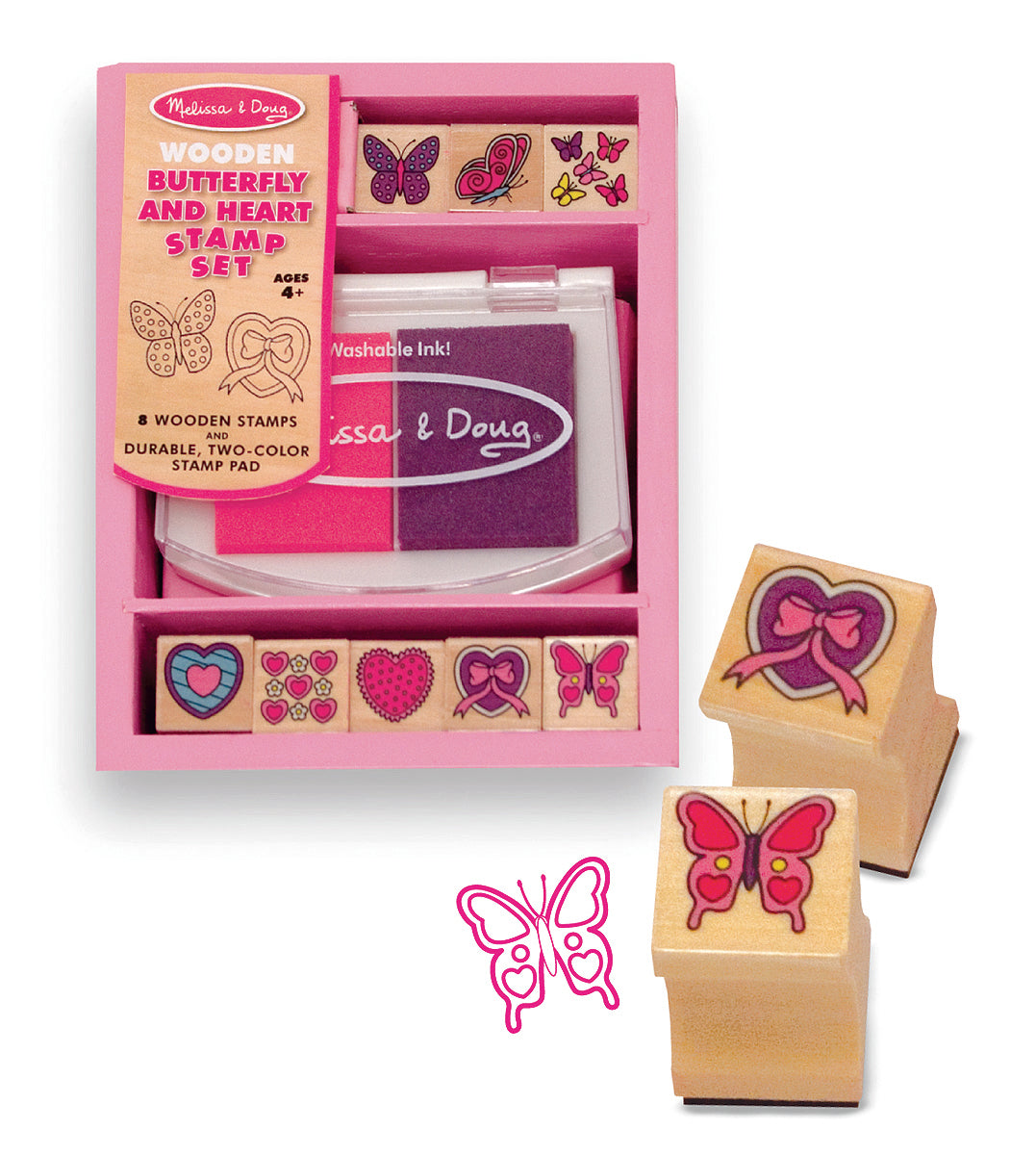 Butterfly & Hearts Stamp Set - M&D