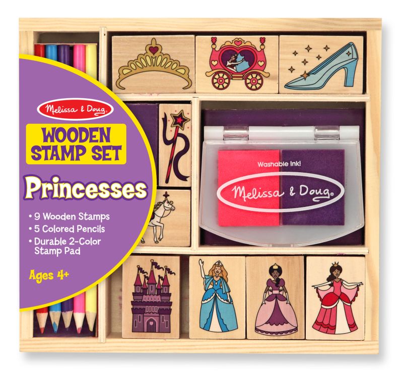 Wooden Princess Stamp Set - Melissa and Doug