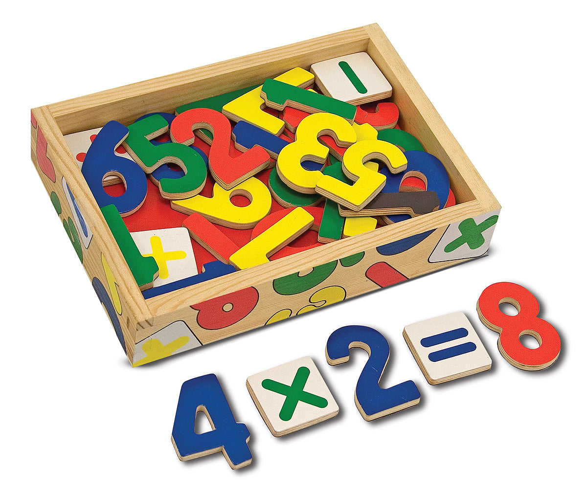 Wooden Number Magnets 37pc Melissa &amp; Doug