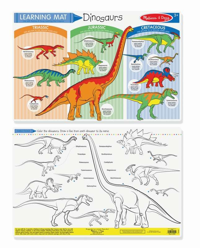 Dinosaurs Learning Mat - Melissa and Doug