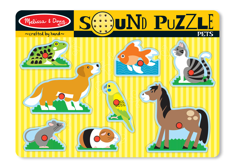 Pets Sound Puzzle 8pc - Melissa and Doug