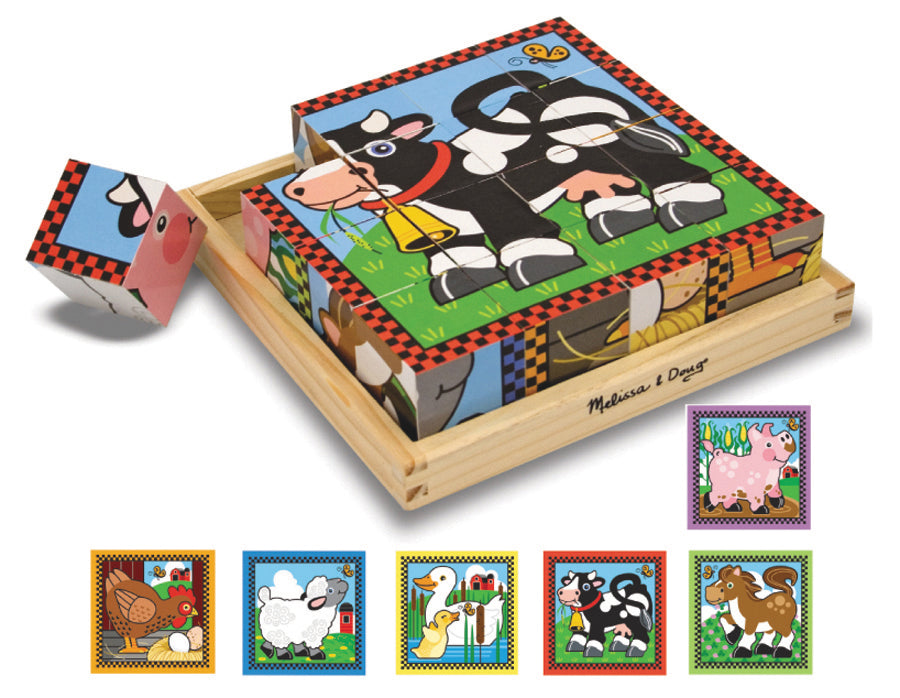 Farm Cube Puzzle - Melissa & Doug