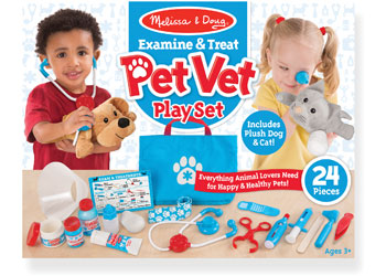 Examine and Treat Pet Vet Set - Melissa and Doug