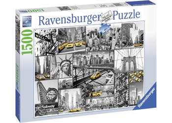 New York Cabs 1500pc Puzzle - Ravensburger