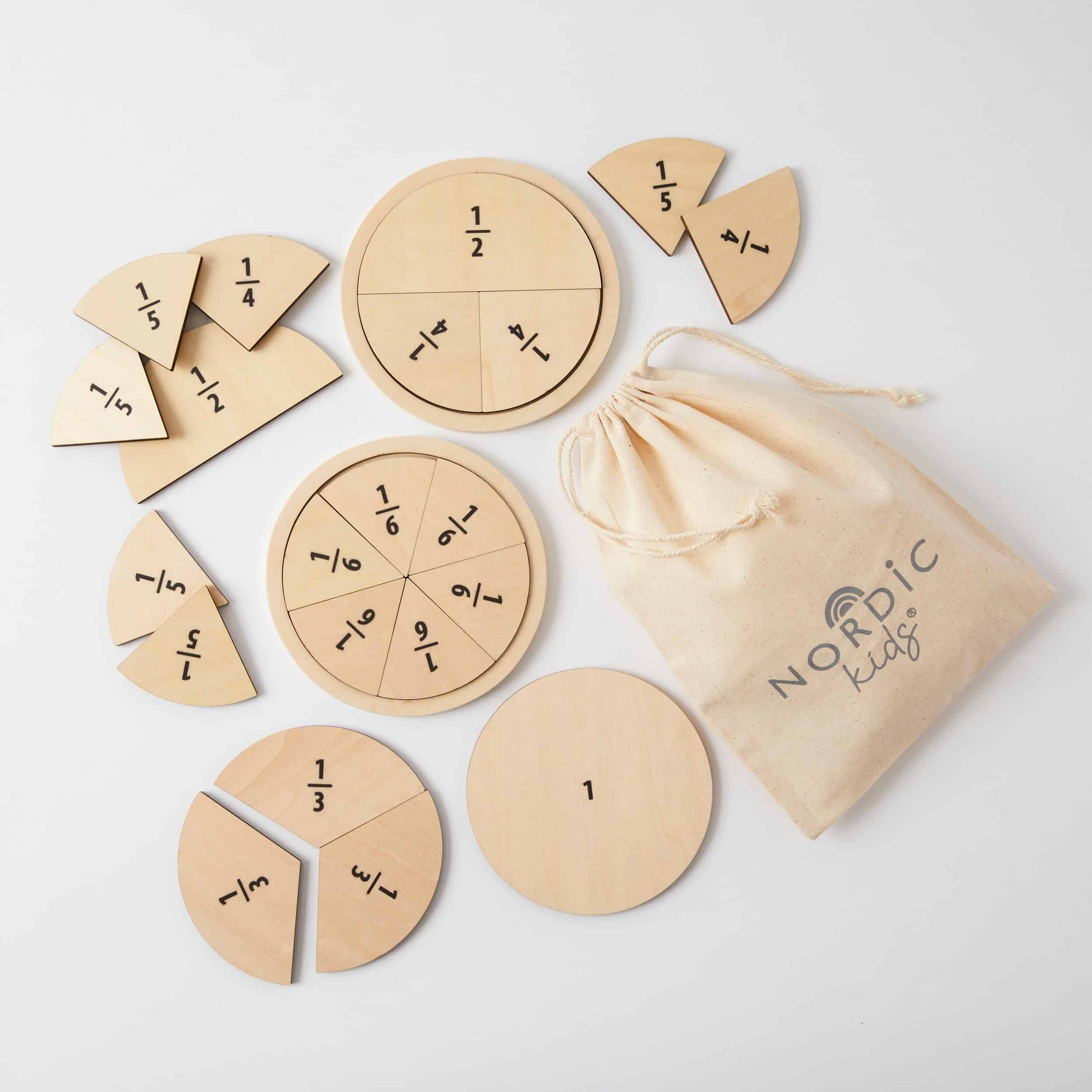 Fraction Fun Puzzle - Nordic Kids
