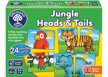 Jungle Heads and Tails Game - Orchard Toys