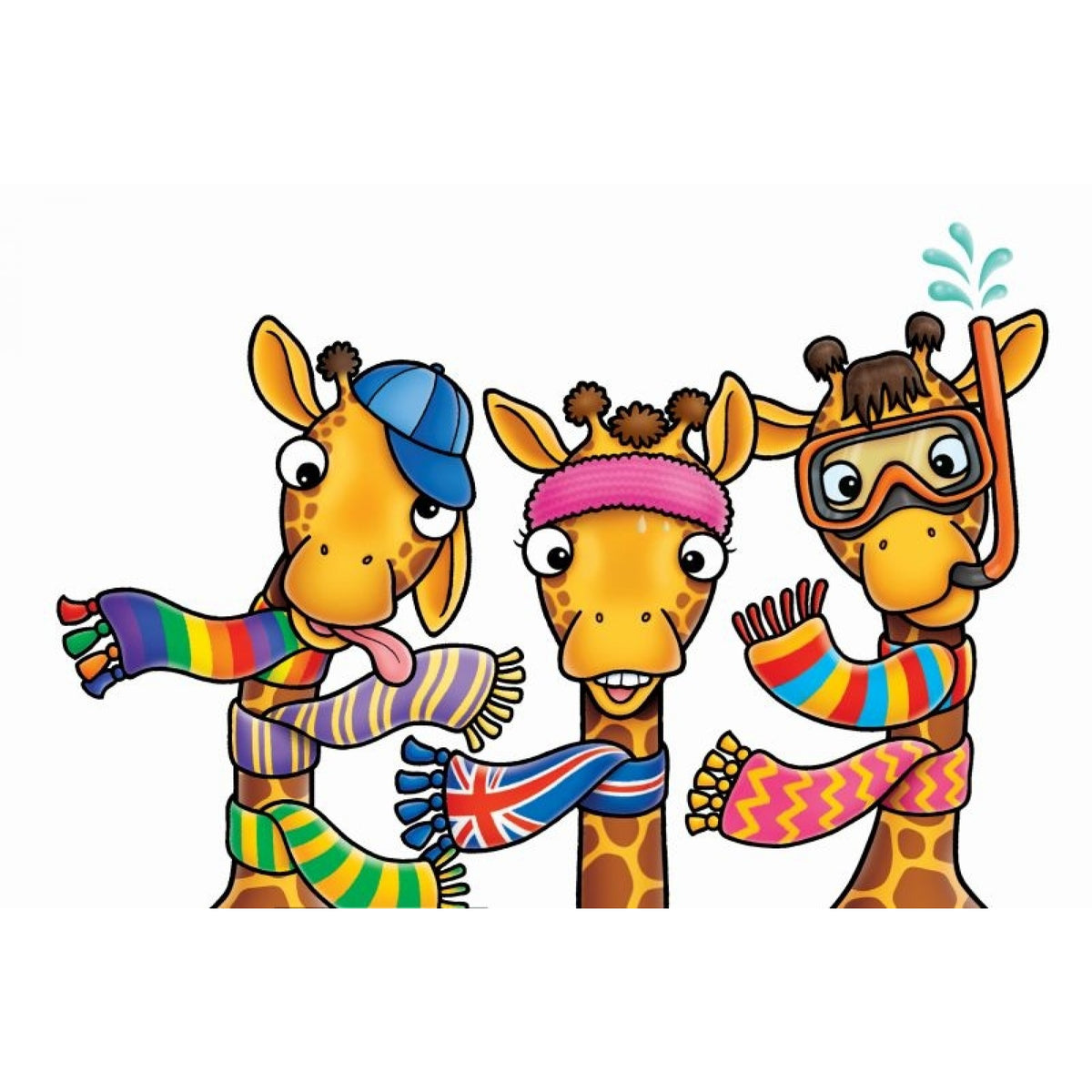 Giraffes in Scarves - Orchard Toys