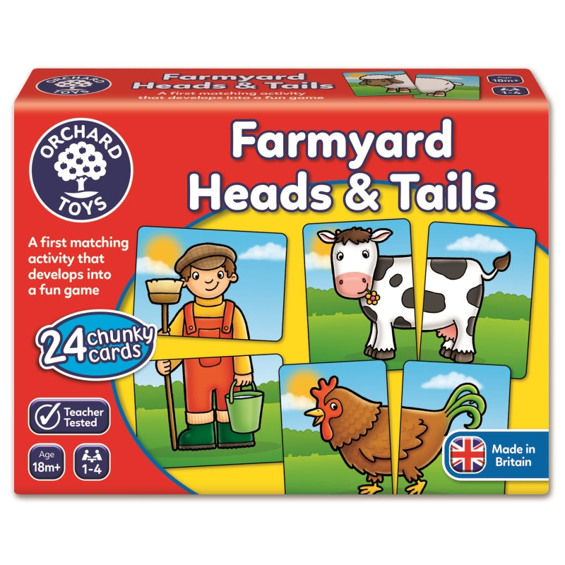 Farmyard Heads and Tails Game - Orchard Toys