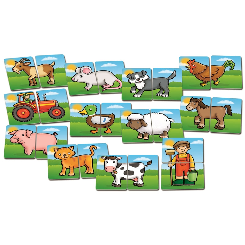 Farmyard Heads and Tails Game - Orchard Toys