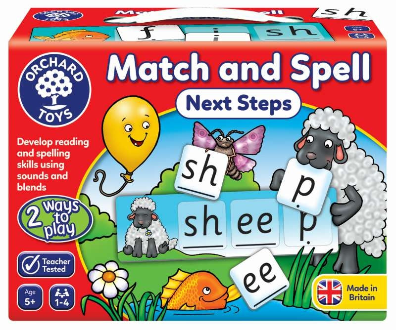 Match &amp; Spell Next Steps - Orchard Toys