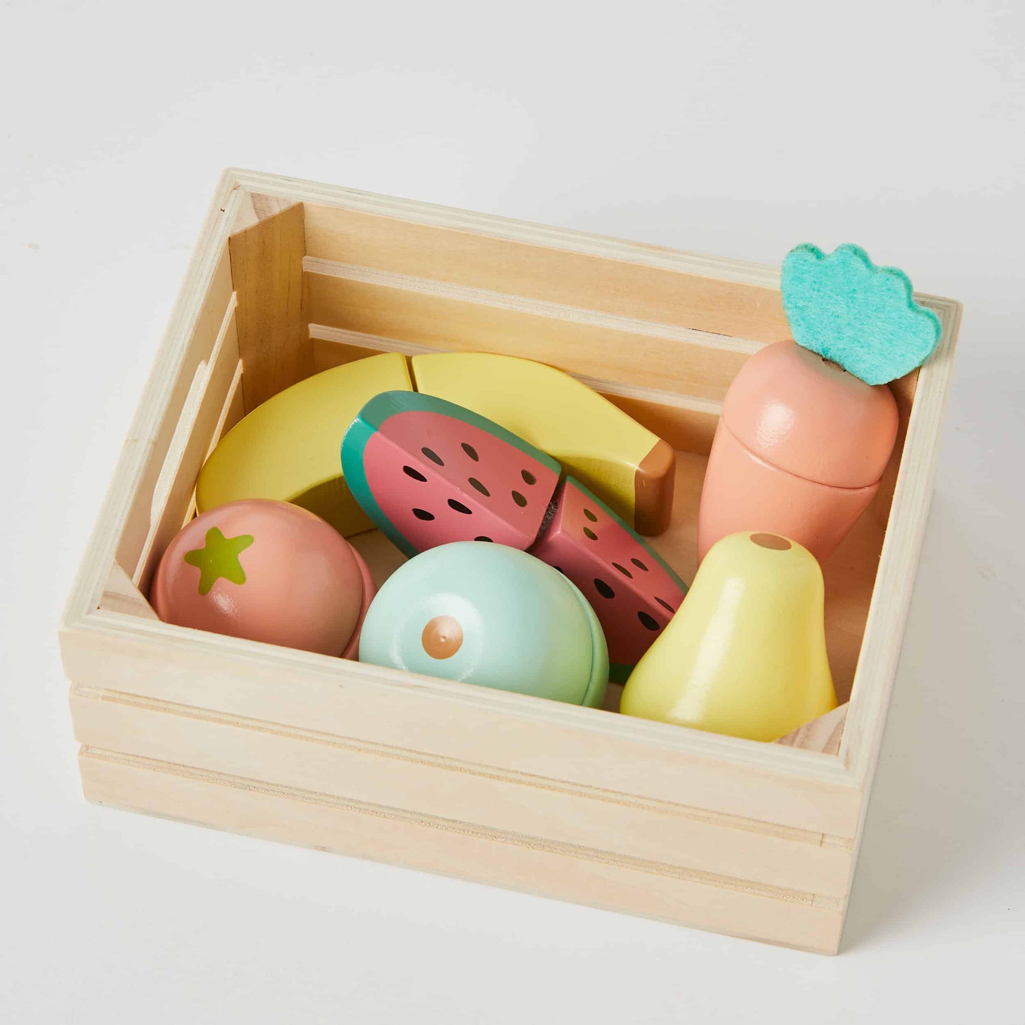 Wooden Fruit Play Set - Nordic Kids