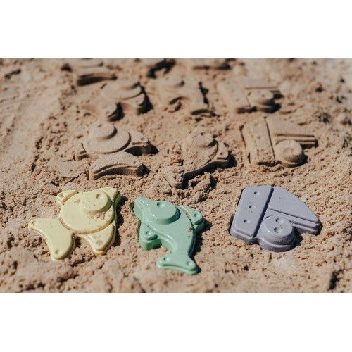 Sand Moulds 6pcs Bioplastic- Plasto