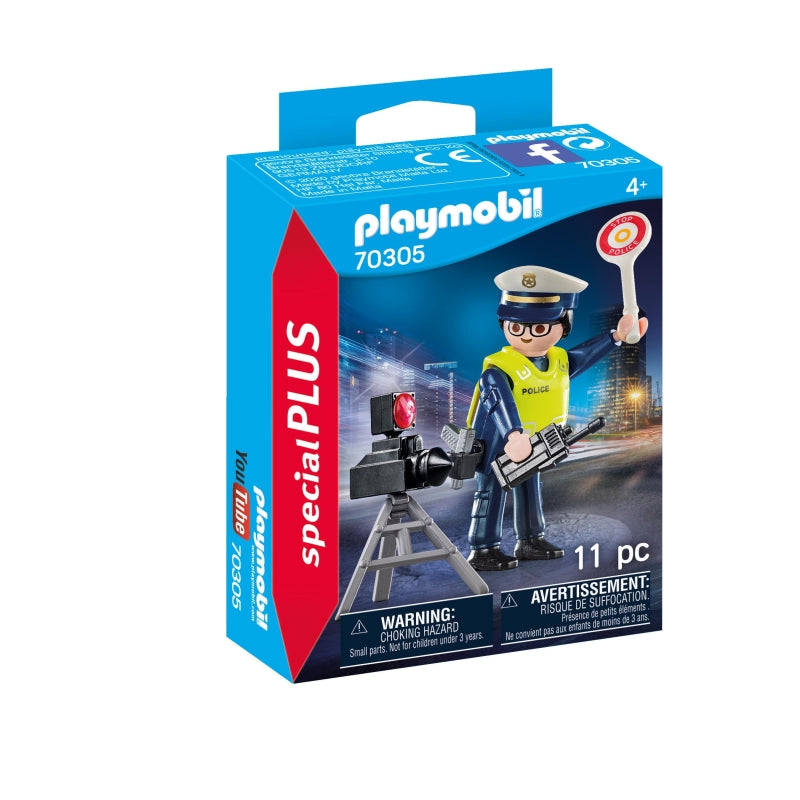 Police with Speed Trap - Playmobil