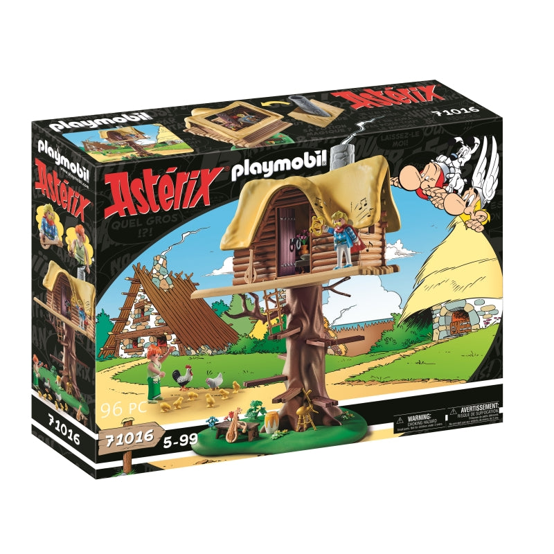Asterix Cacofonix with Tree House - Playmobil