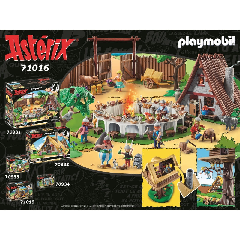 Asterix Cacofonix with Tree House - Playmobil
