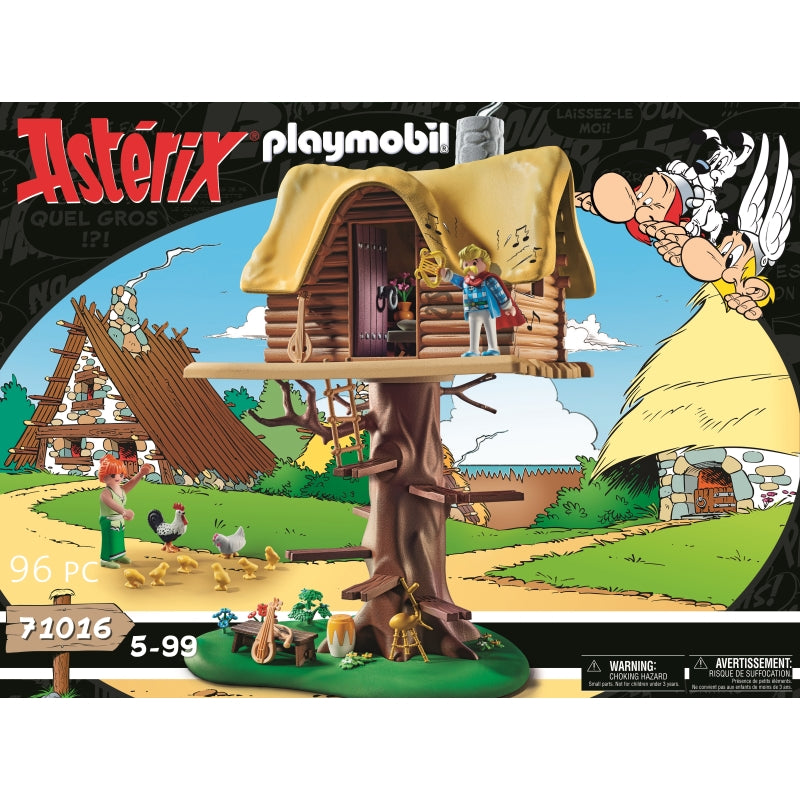 Asterix Cacofonix with Tree House - Playmobil