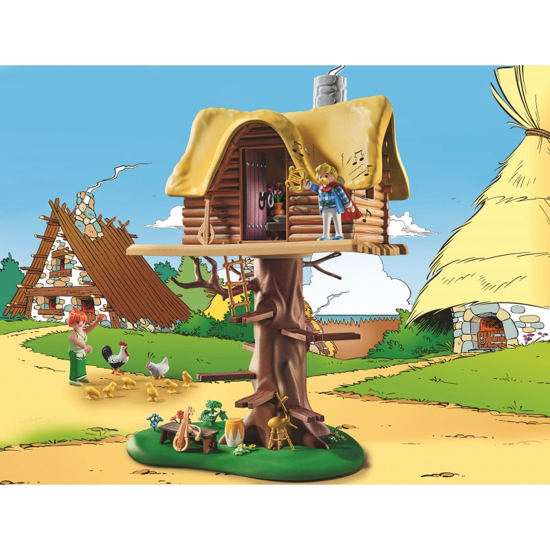 Asterix Cacofonix with Tree House - Playmobil