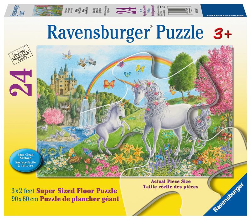 Prancing Unicorns SuperSize 24pc Puzzle - Ravensburger