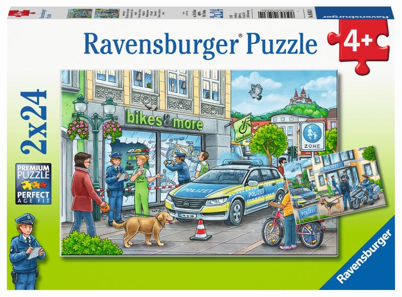 Police at Work 2x24pc Puzzles - Ravensburger