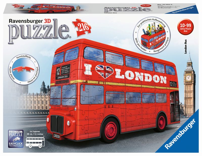 London Bus 216pc 3D Puzzle - Ravensburger