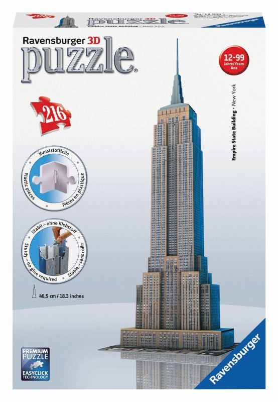 Empire State 3D 216pc Puzzle - Ravensburger