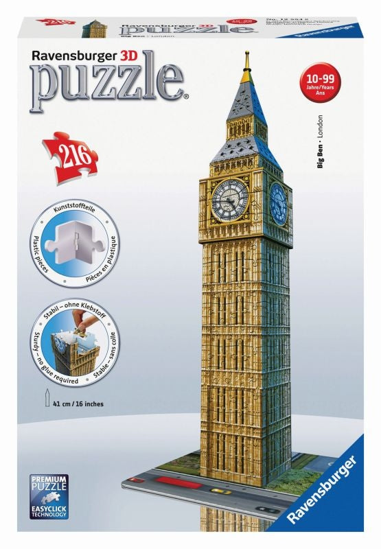 Big Ben 3D 216pc Puzzle - Ravensburger