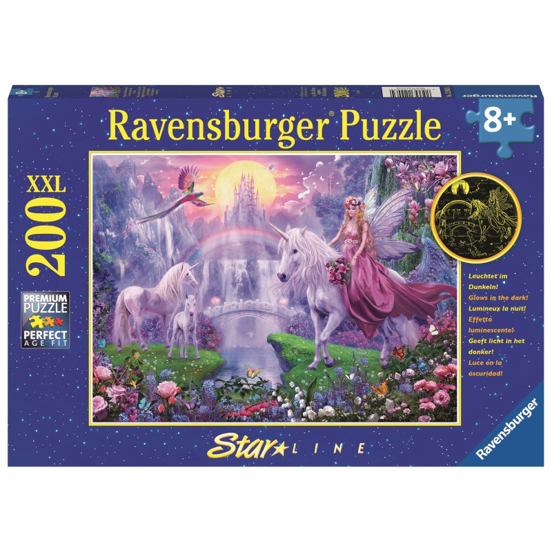 Unicorn Kingdom Glow 200pc Puzzle - Ravensburger