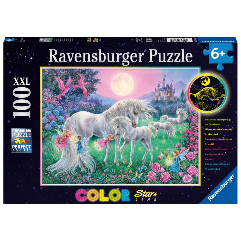 Unicorns in the Moonlight 100pc Starline Puzzle - Ravensburger