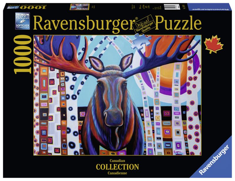 Winter Moose Puzzle 1000pc - Ravensburger