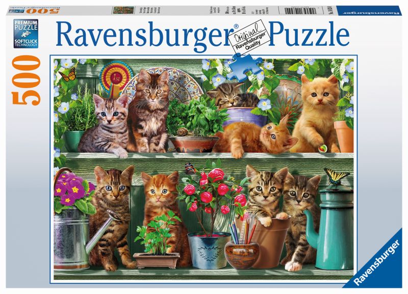Cats on the Shelf Puzzle 500pc - Ravensburger