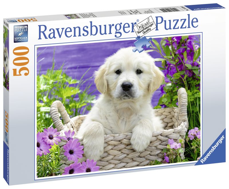 Sweet Golden Retreiver 500pc Puzzle - Ravensburger