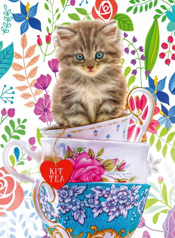 Kitten in a Cup 500pc - Ravensburger