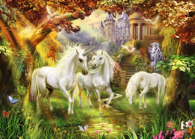 Unicorns in the Forest 1000pc - Ravensburger
