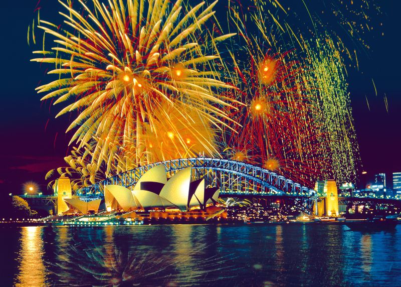 Fireworks Over Sydney 1000pc Puzzle - Ravensburger