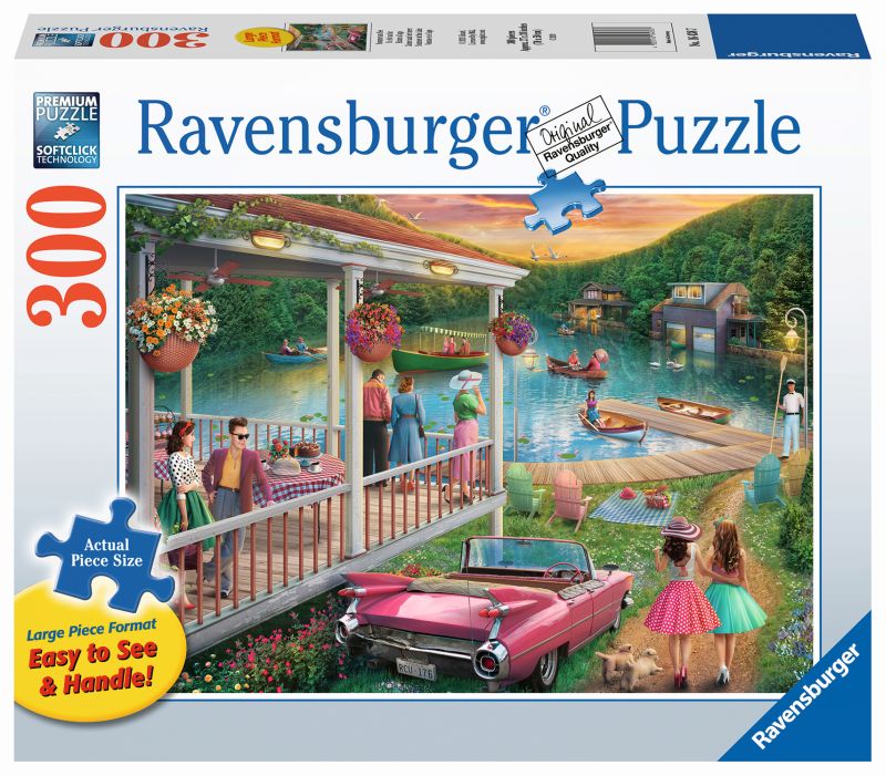 Summer at the Lake Large Format 300pc Puzzle - Ravensburger
