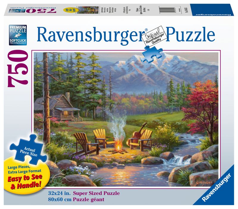 Riverside Livingroom 750pc Large Format - Ravensburger