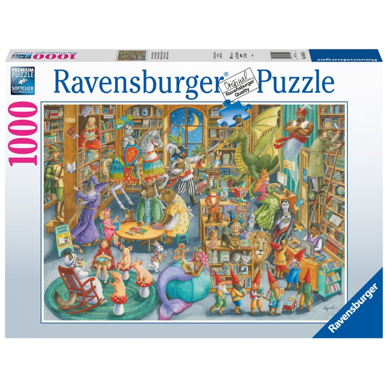 Midnight at the Library 1000pc Puzzle - Ravensburger