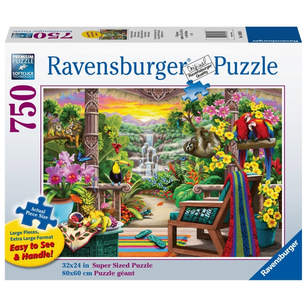 Tropical Retreat Large Format 750pc Puzzle - Ravensburger