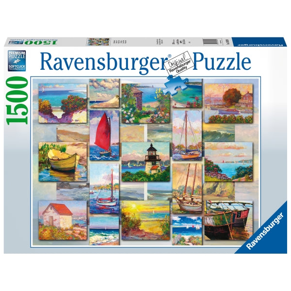 Coastal Collage 1500pc Puzzle - Ravensburger